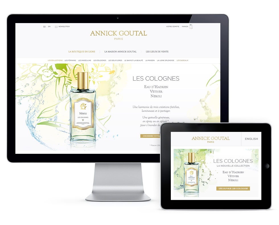 Refonte site annick goutal